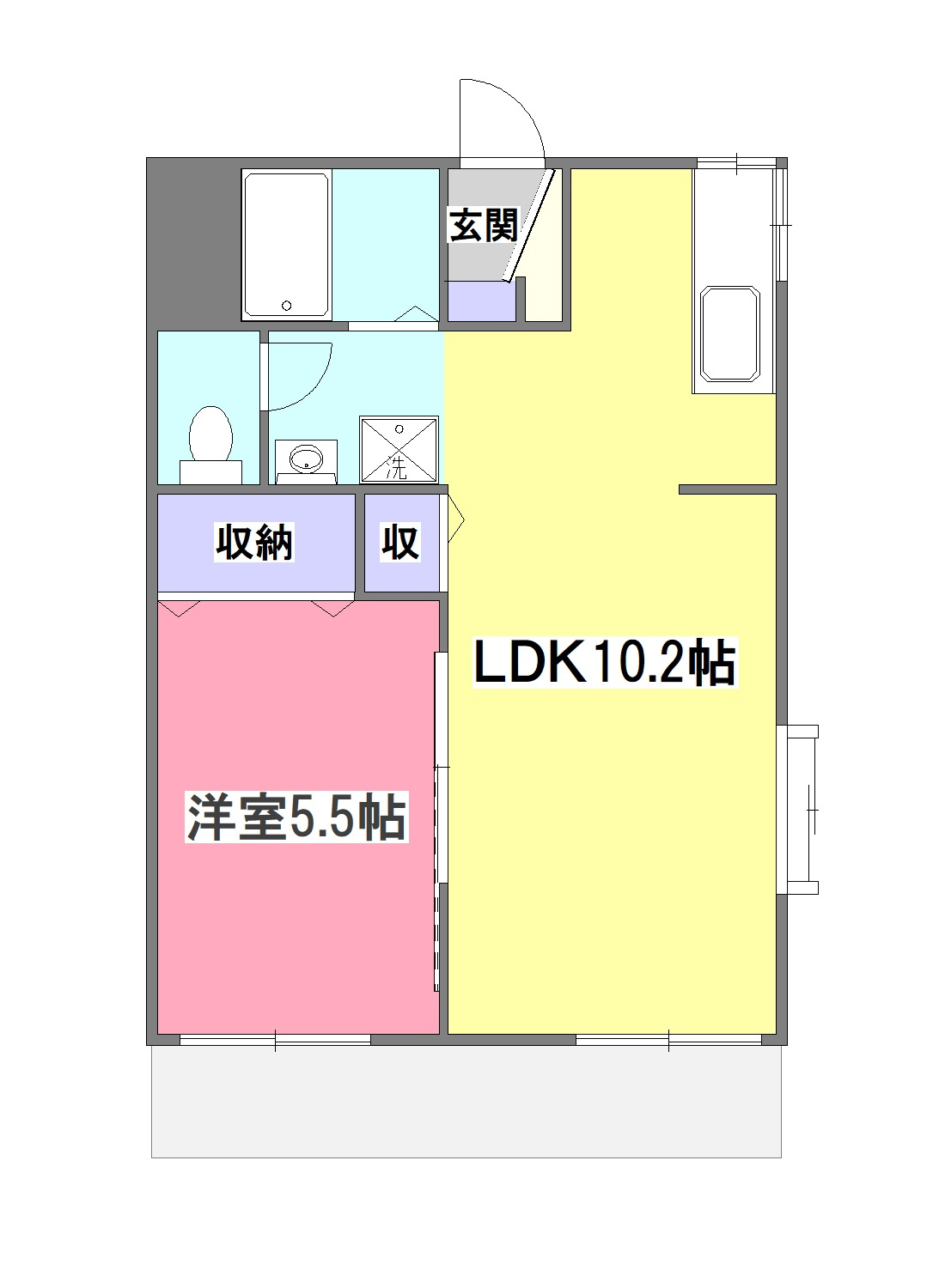 セントヴィレッヂの間取り