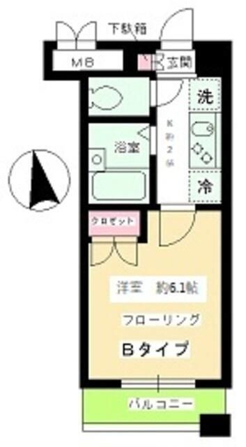 ガラ・シティ南麻布の間取り