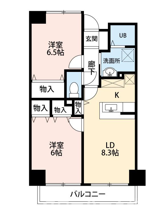 エスポワール辻Ⅱの間取り