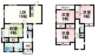 【間取り】 | 穴太１丁目