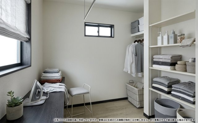 【完成予想図】 | ※パースは設計図面を基にした完成予想図です。※家具はイメージです。