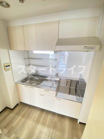 大阪市東淀川区下新庄１丁目の賃貸マンションのキッチン