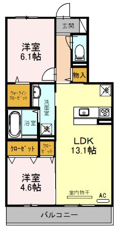 ルエスト・ラメールⅡの間取り