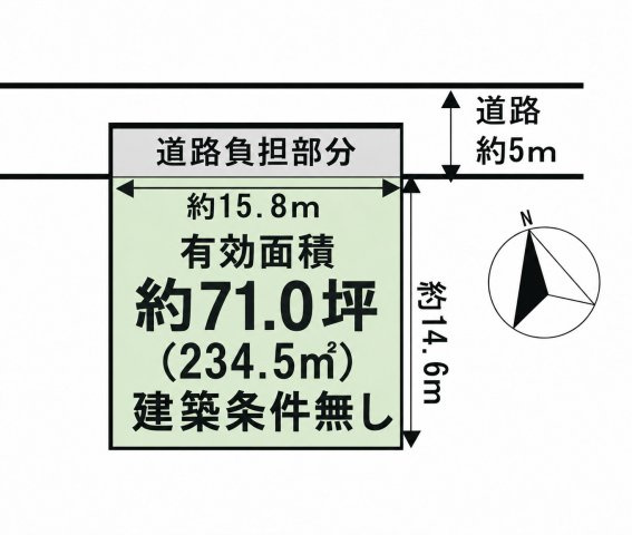 宇都宮市富士見が丘１丁目　売土地の土地図