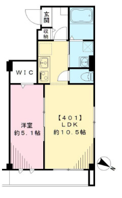 クラルテときわ台の間取り