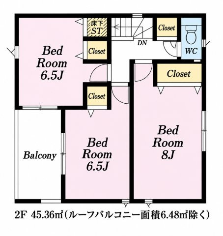 朝霞市宮戸　第4  15号棟の間取り