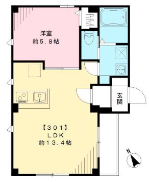 ラシーネの間取り