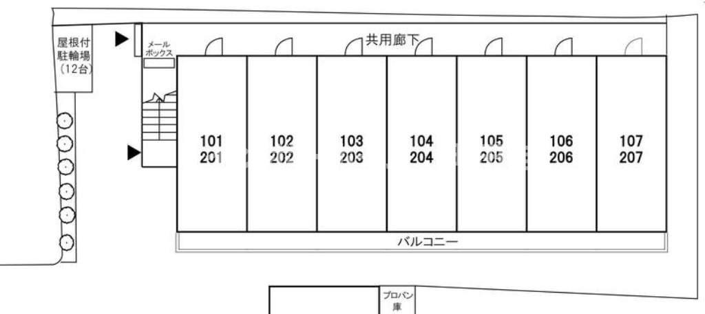 リブリ・クレイン※初期費用分割あと払いサービス利用可能の区画図