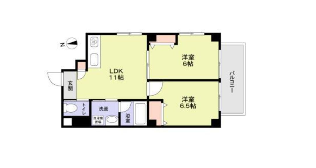 スワンレイク三ノ輪の間取り