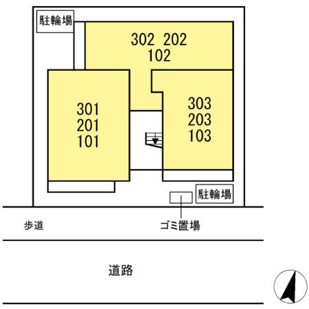 ショーティオ湘南台の区画図