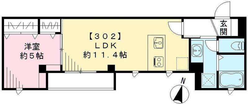 Ｓｏｕｔｈ　Ｓｉｄｅ　１１　サウスサイドイレブンの間取り
