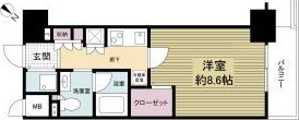 レジディア神戸磯上の間取り