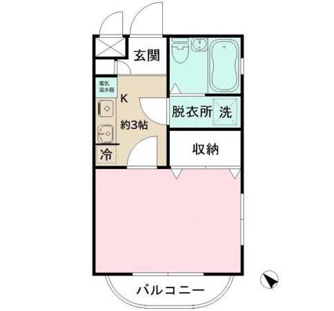 グランドヴィル４８７の間取り