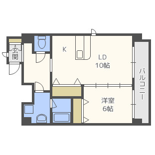 SWISS梅田東の間取り|SWISS梅田東（スイス梅田東）開放感ある間取り