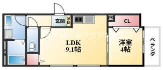 【間取り】 | La-Crea豊中本町エアリー