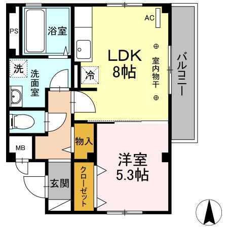 ルーチェ琴平の間取り