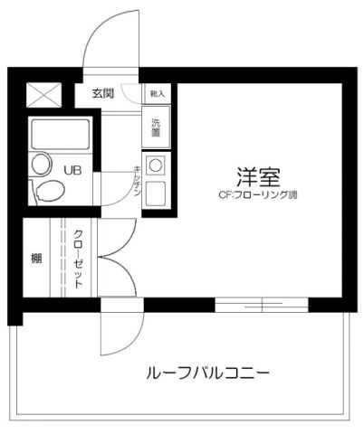モビーレ等々力の間取り