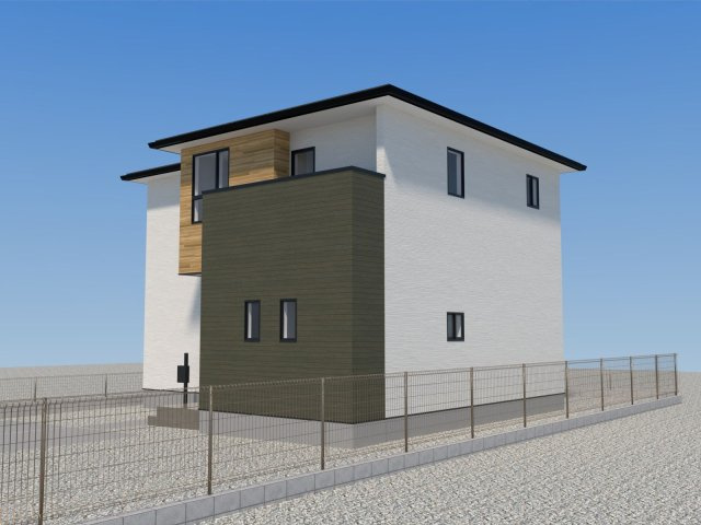 筑後市大字徳久　新築戸建の完成予想図