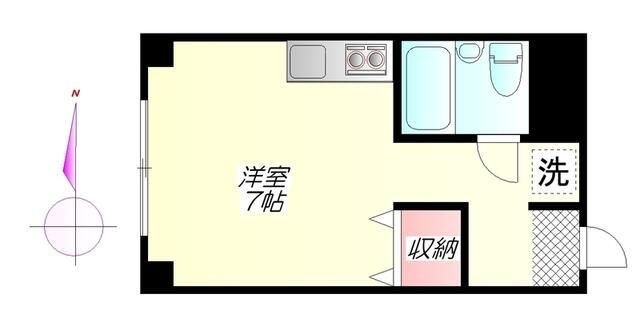 コーポ双葉の間取り