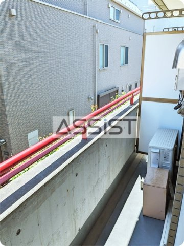 風光庵のバルコニー