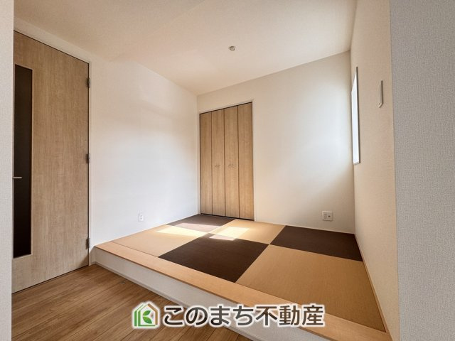 ブルーミングガーデン宇都宮市双葉2丁目の和室|リビング続きに3帖のたたみコーナーがあります♪