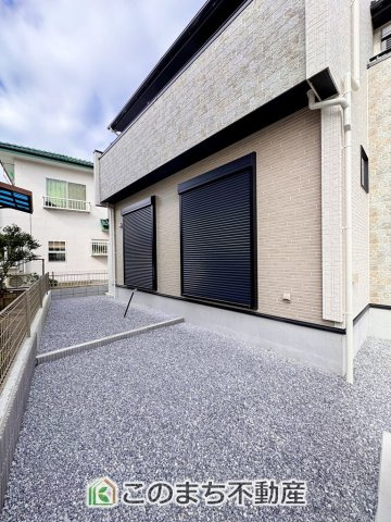 ブルーミングガーデン宇都宮市双葉2丁目の庭|南側専用のお庭