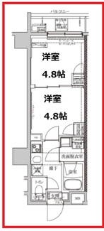 【間取り】 | ルフレグランデ東京金町