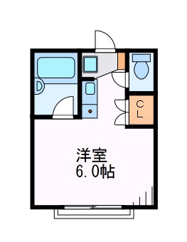 ハイツアサガヤの間取り