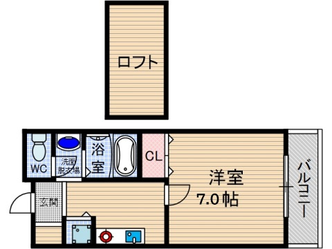 【間取り】 | リーフジャルダン総持寺駅前