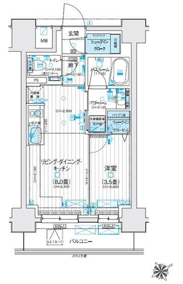 【間取り】 | デュオステージ海老名2