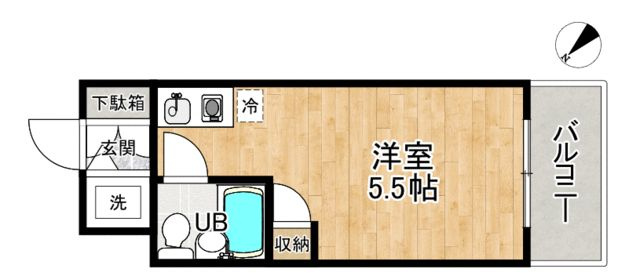 グルックハイム稲毛の間取り