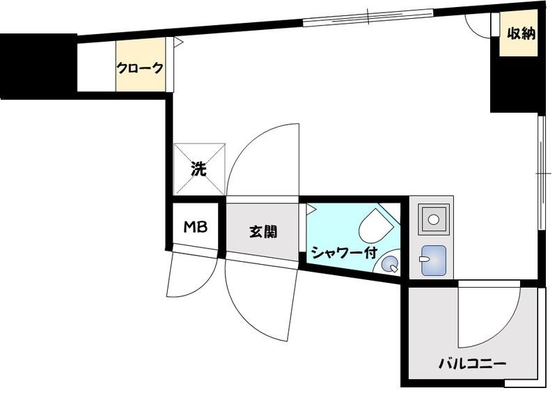 ロワール神楽坂の間取り|間取りです。