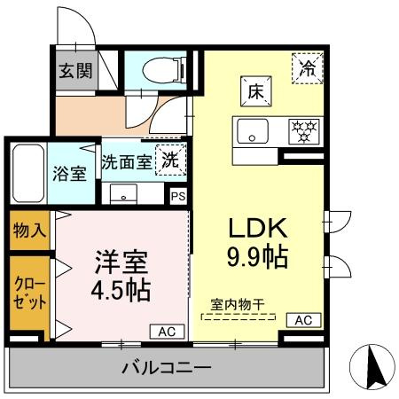 D'Bless横濱岸根公園Ⅱの間取り|D'Bless横濱岸根公園Ⅱ　間取り