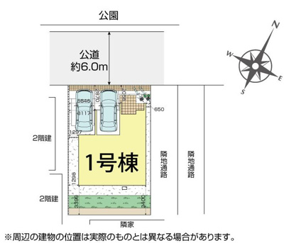 【区画図】 | 入間市久保稲荷5丁目　全1棟