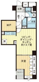 【間取り】 | イトーピア池袋メトロポリタン | 間取りです。