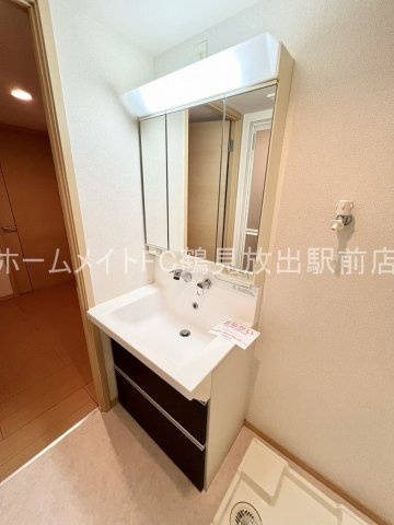 大阪市鶴見区焼野３丁目の賃貸マンションの独立洗面台