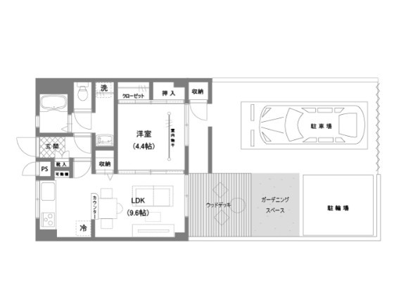小林コーポの間取り