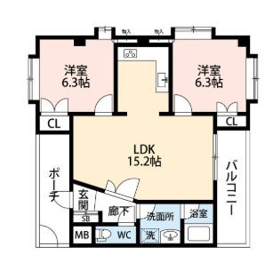 【間取り】 | ワイズアーク堺東