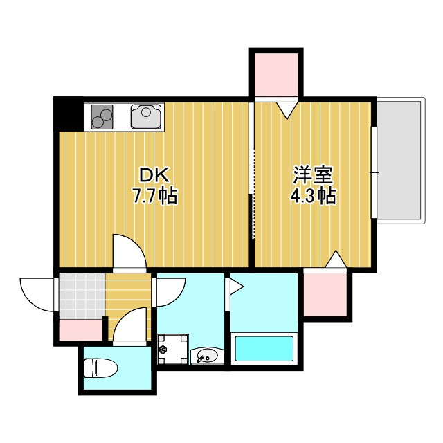 La-Crea豊中本町エアリーの間取り