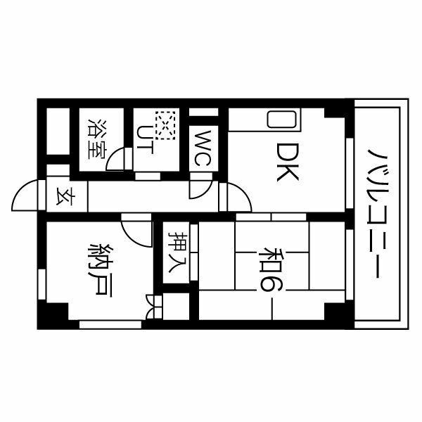 第2ロイヤルメゾンアドニスの間取り