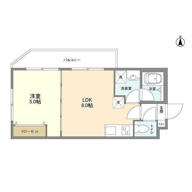 ブランドール都立大の間取り