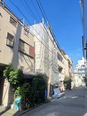 江戸川区瑞江2丁目　新築戸建ての前面道路含む現地写真