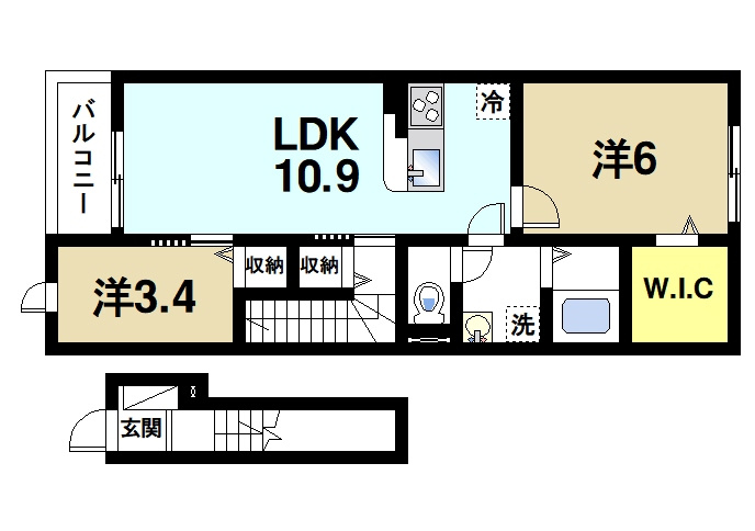 ベルマージュの間取り