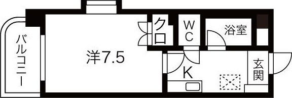 エバーグリーン明治の間取り