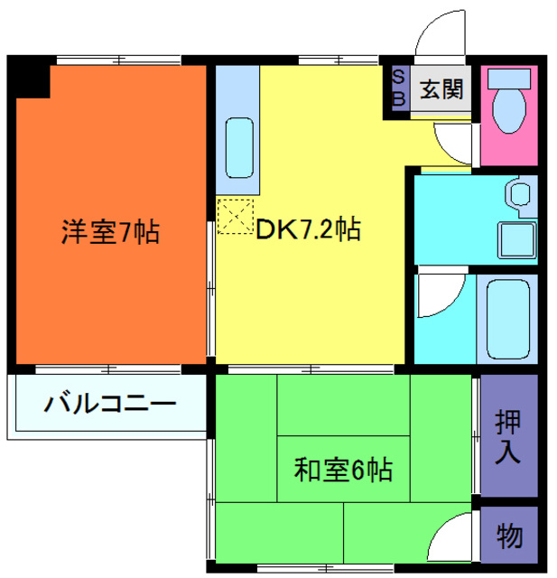 パサージュ北青木の間取り