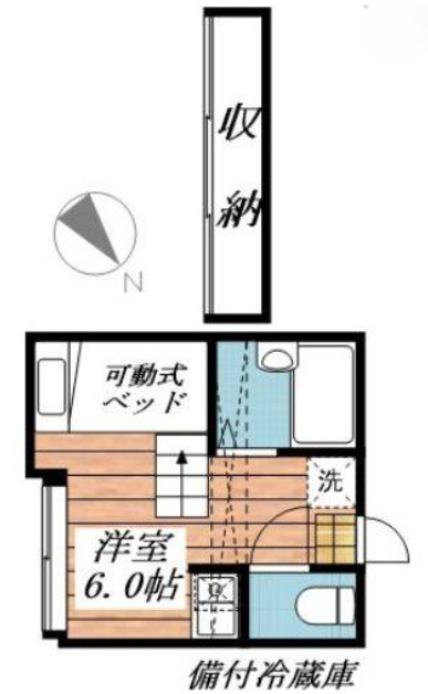 パンシオン　東大宮NO.1　A棟の間取り