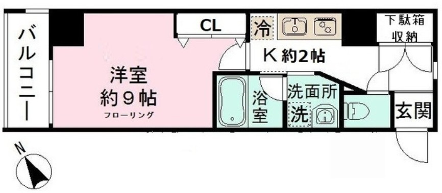 レオセントラルガーデンの間取り