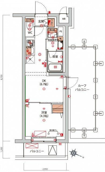 【間取り】 | （仮称）大田区鵜の木２丁目マンション