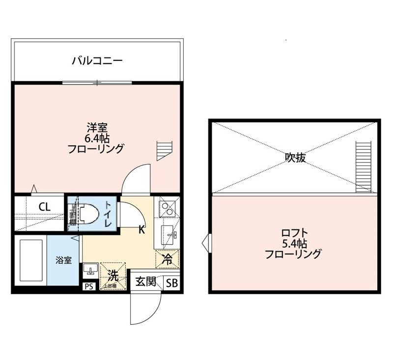 グランクオール都立家政の間取り|間取りです。