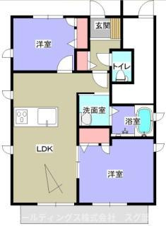シャーメゾン西新町の間取り